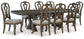 Mesa de comedor Maylee y 8 sillas