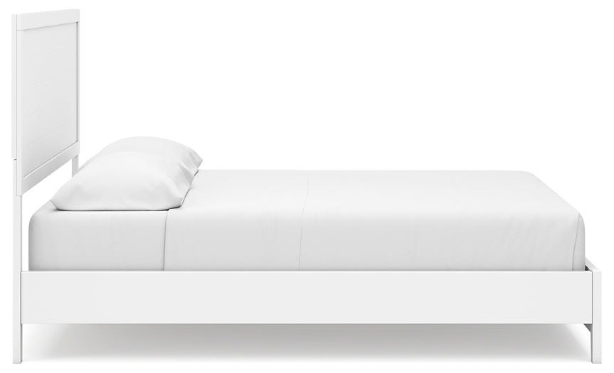 Cama con cabecero y tocador con espejo Binterglen California King