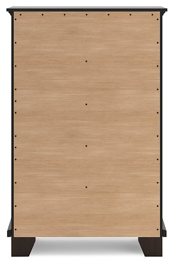 Cama Covetown California King con cabecero, tocador con espejo, cómoda y mesita de noche