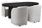 Mesa de comedor Rowanbeck y 4 sillas