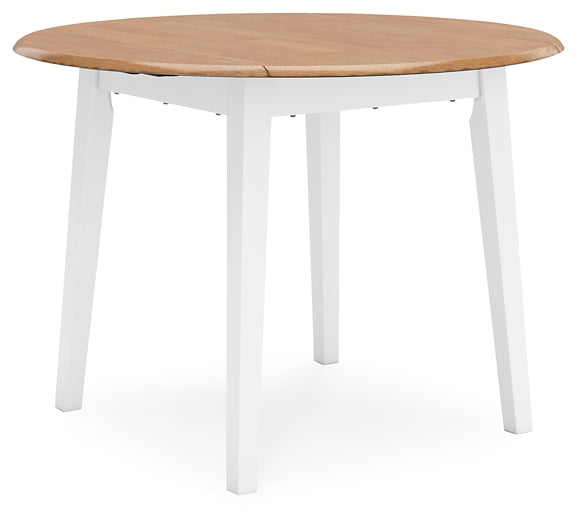 Mesa de comedor Gesthaven y 4 sillas