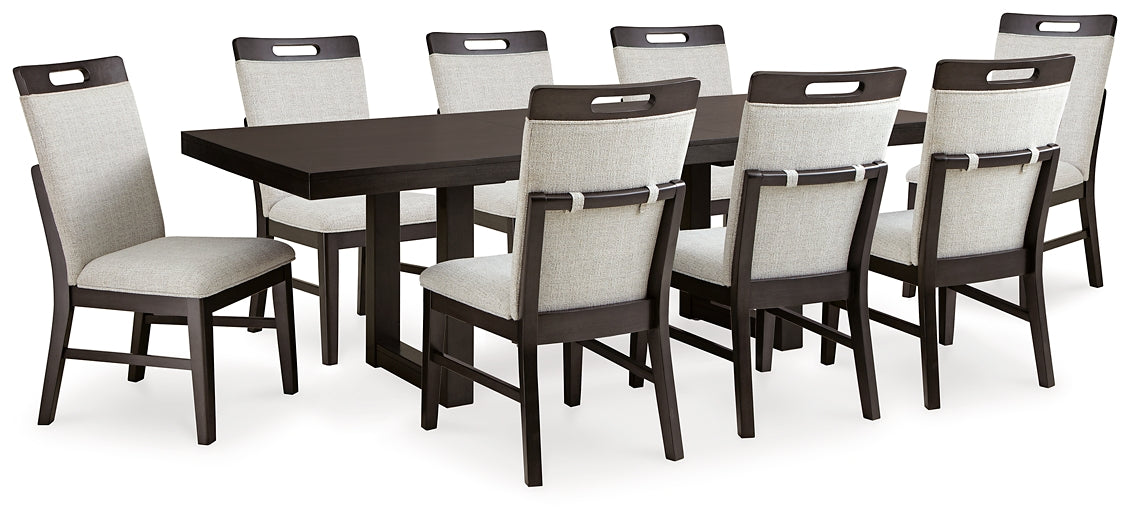 Mesa de comedor Neymorton y 8 sillas