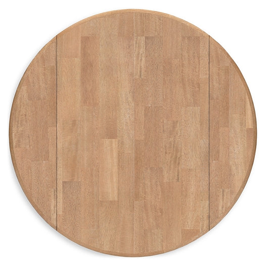 Mesa de comedor Gestaven y 2 sillas