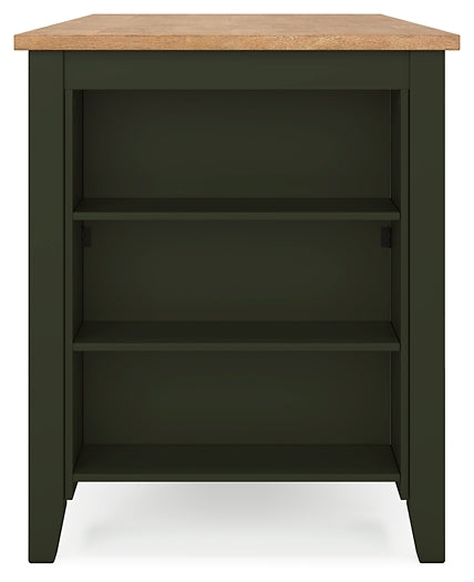 Mesa de comedor Gesthaven de altura de mostrador y 2 taburetes de bar