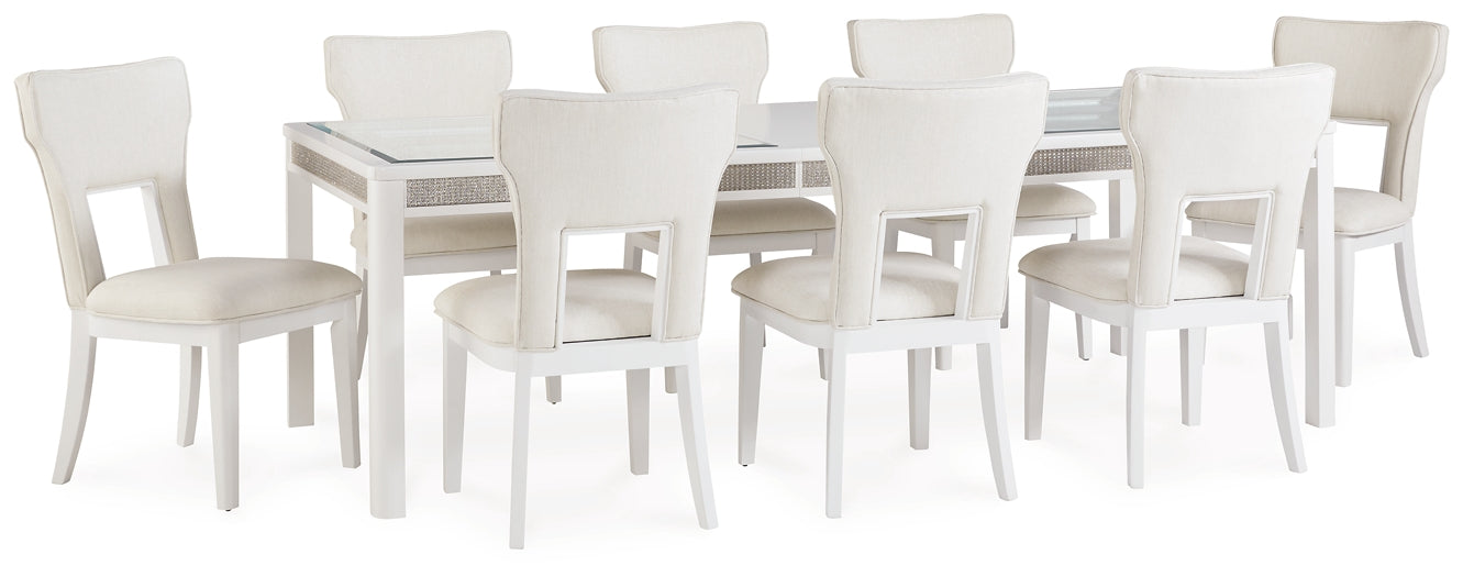 Mesa de comedor Chalanna y 8 sillas