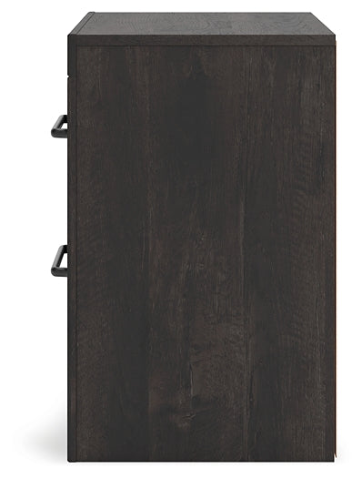 Hollivern Twin Panel Bed with Mirrored Dresser and Nightstand