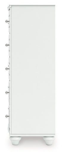 Cómoda Kozlani de cinco cajones