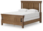 Cama con dosel tamaño queen Rowlenstown