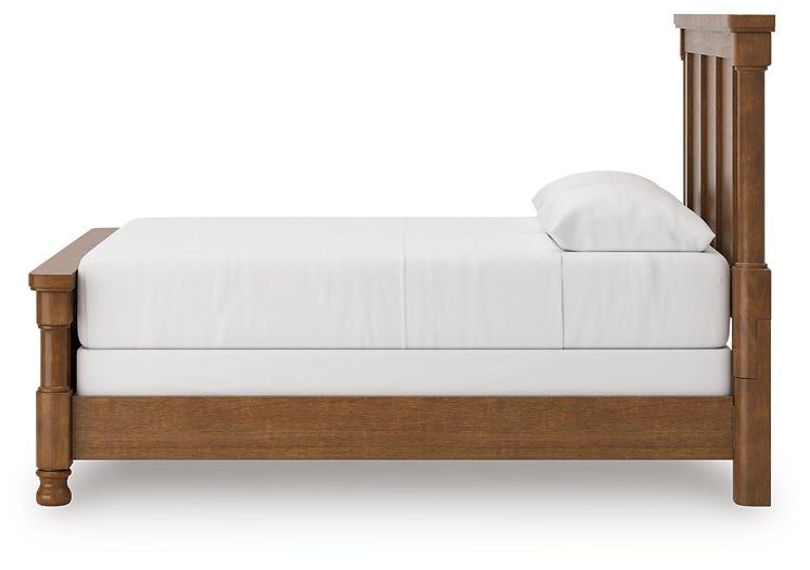 Cama con dosel tamaño queen Rowlenstown