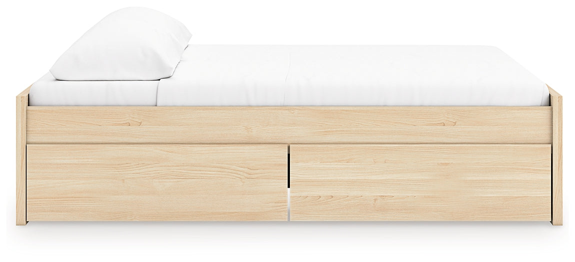 Onita King Platform Bed with 1 Side Storage