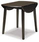 Mesa abatible redonda Hammis DRM