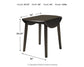 Mesa abatible redonda Hammis DRM
