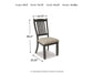 Silla auxiliar UPH de comedor Tyler Creek (2/CN)