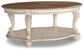 Mesa de cóctel ovalada Realyn