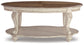 Mesa de cóctel ovalada Realyn
