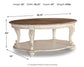 Mesa de cóctel ovalada Realyn