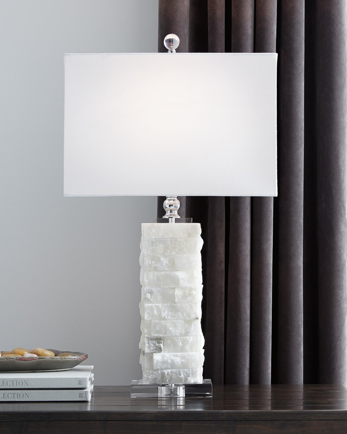 Lámpara de mesa Malise Alabaster (1/CN)