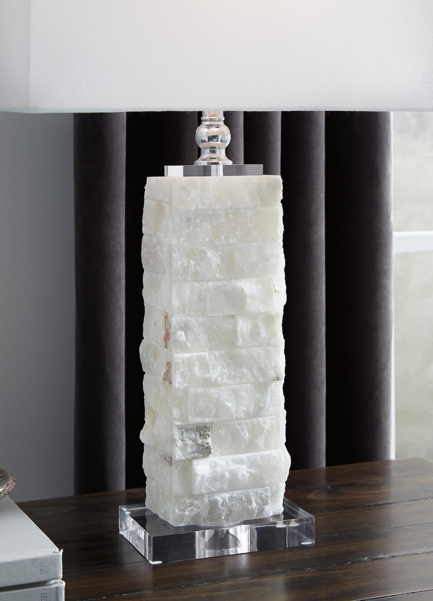 Lámpara de mesa Malise Alabaster (1/CN)
