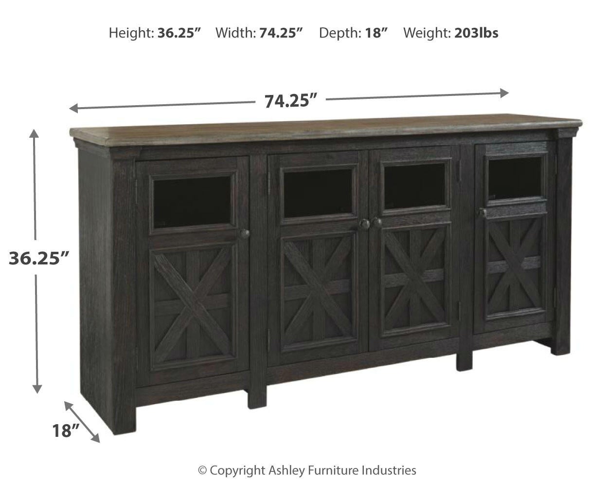 Soporte de TV extragrande de Tyler Creek