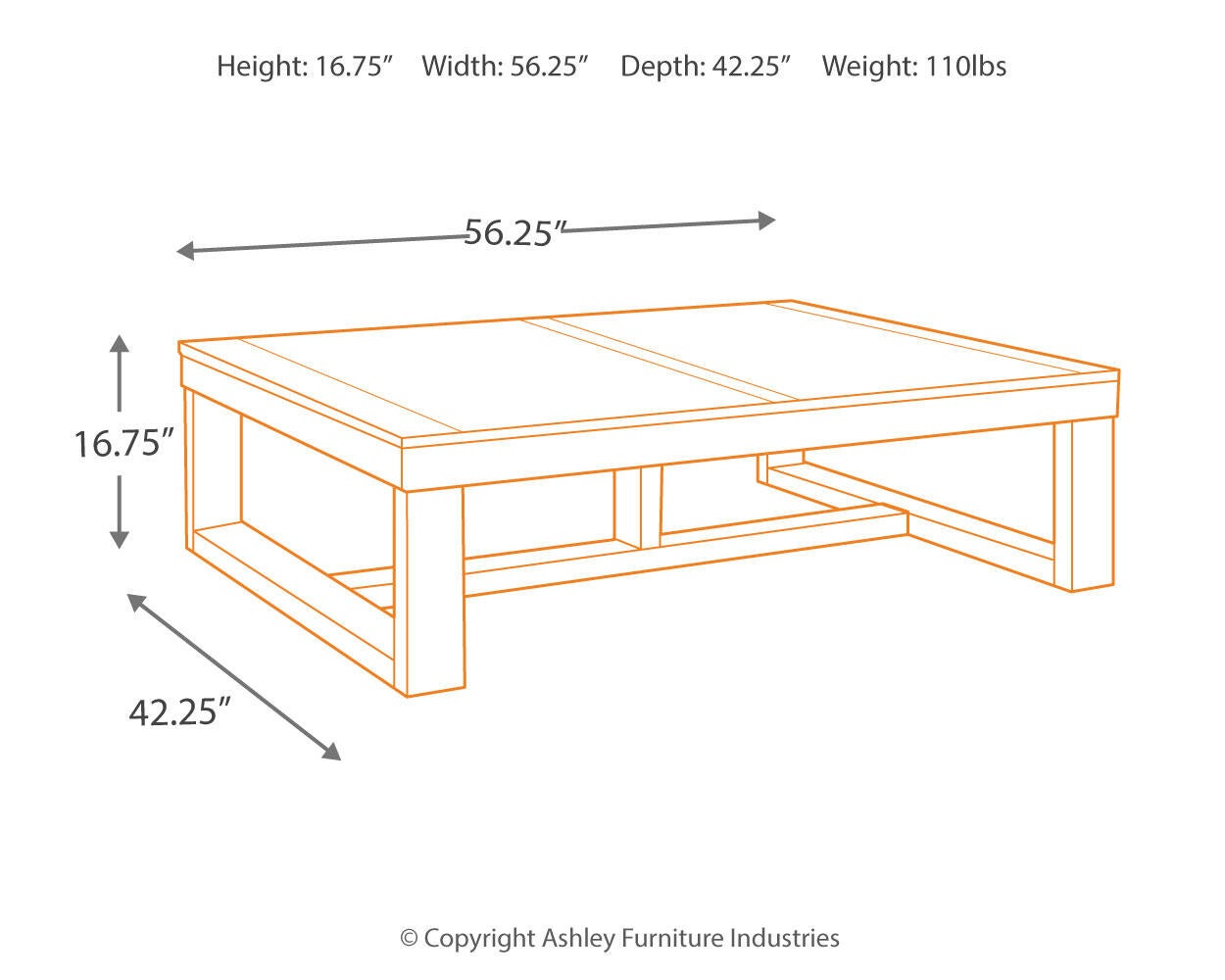 Mesa de cóctel rectangular Watson