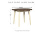 Mesa abatible redonda Woodanville DRM