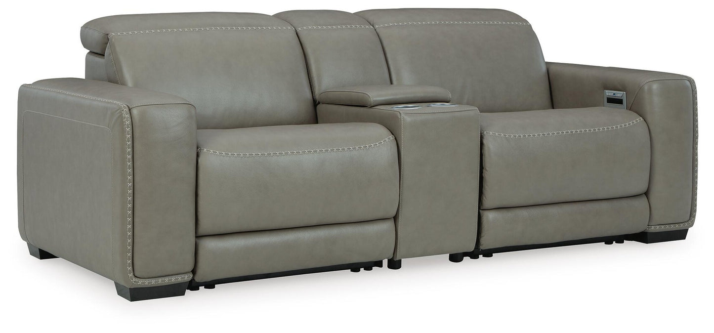 Sofá seccional reclinable eléctrico de 3 piezas Correze