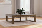Mesa de cóctel rectangular Cariton