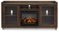 Soporte para TV Starmore de 70" con chimenea eléctrica