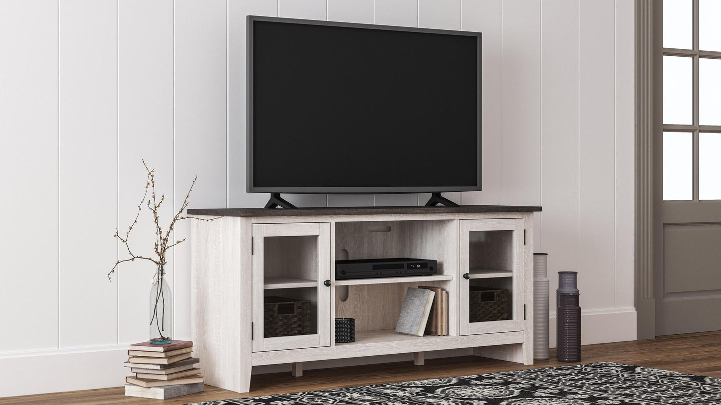 Soporte de TV Dorrinson LG con opción de chimenea