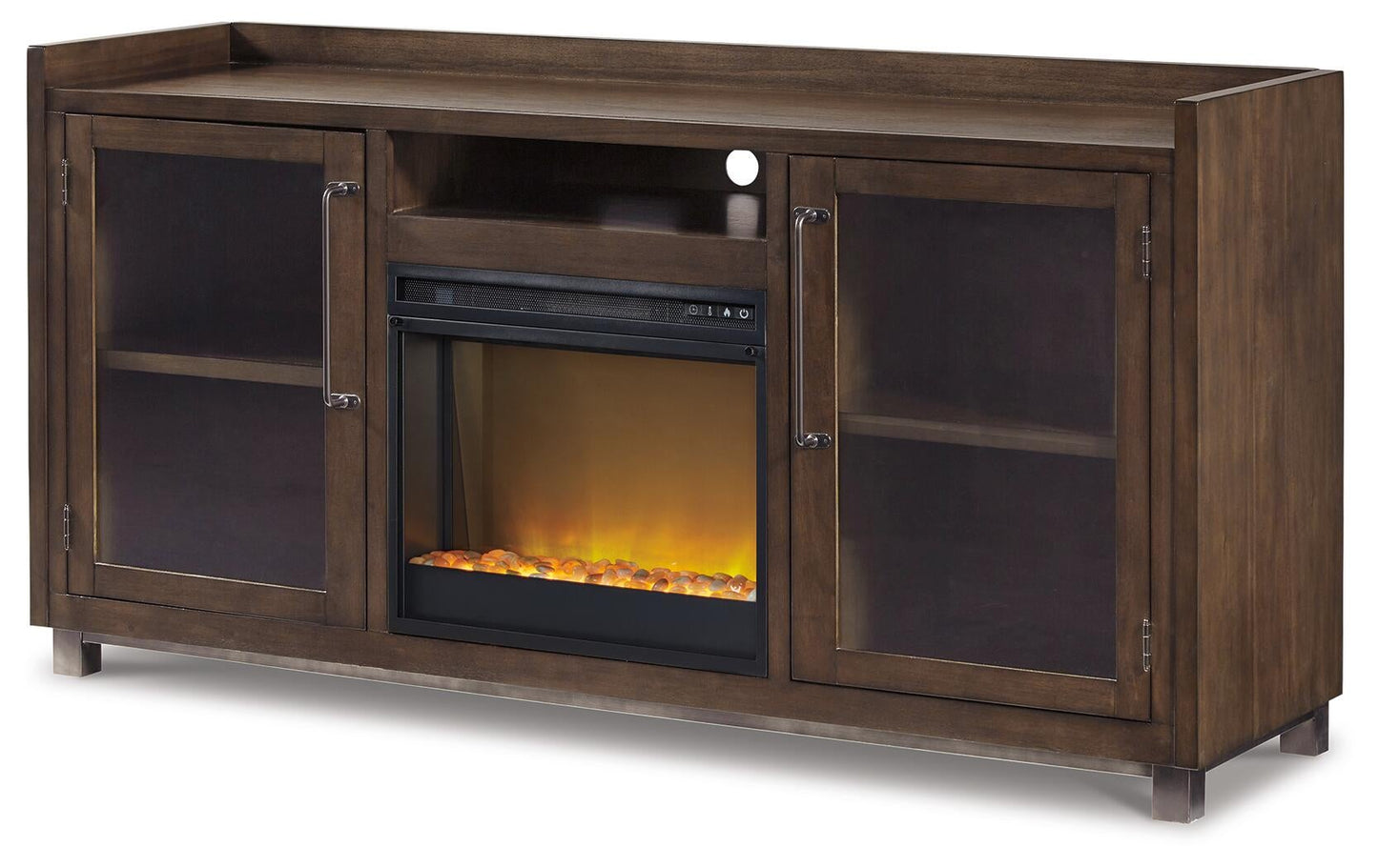 Soporte para TV Starmore de 70" con chimenea eléctrica