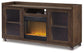 Soporte para TV Starmore de 70" con chimenea eléctrica