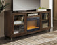 Soporte para TV Starmore de 70" con chimenea eléctrica