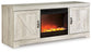 Soporte de TV Bellaby de 63" con chimenea