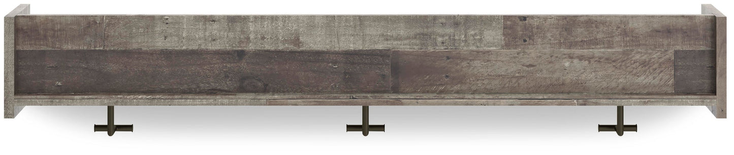 Perchero de pared Neilsville con estante