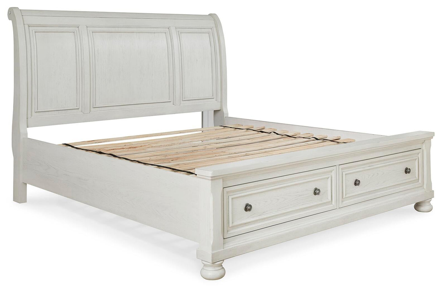 Cama Robbinsdale tipo trineo con almacenamiento