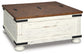 Mesa de cóctel Wystfield con espacio de almacenamiento