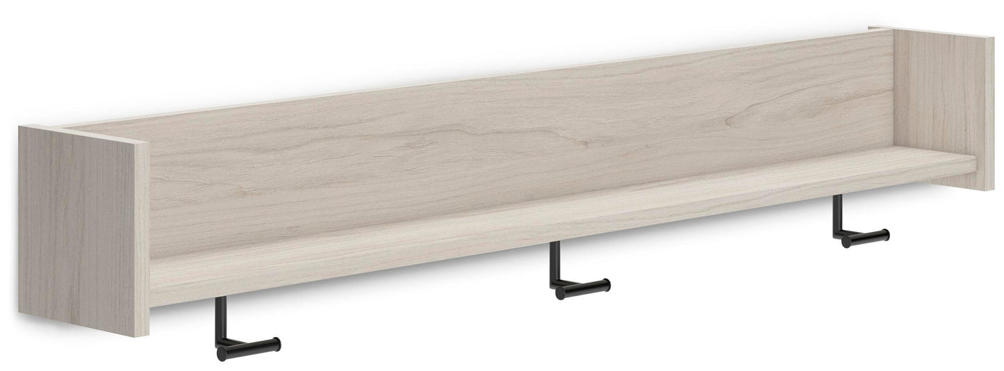 Perchero de pared Socalle con estante