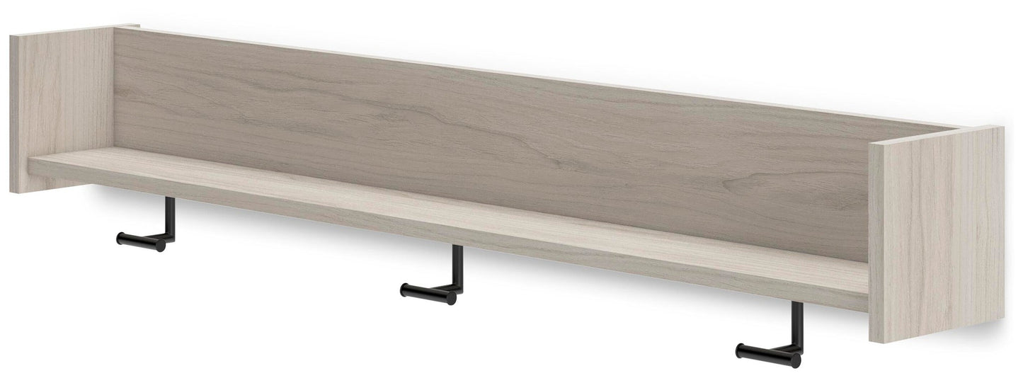 Perchero de pared Socalle con estante