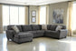 Sofá seccional de 3 piezas Ambee con chaise longue