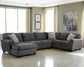 Sofá seccional de 3 piezas Ambee con chaise longue