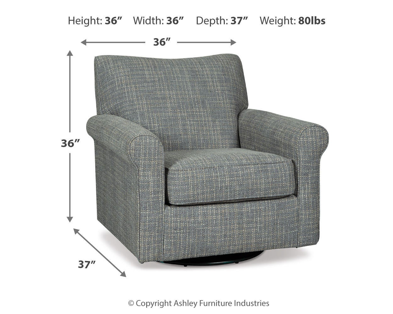 Sillón giratorio Renley