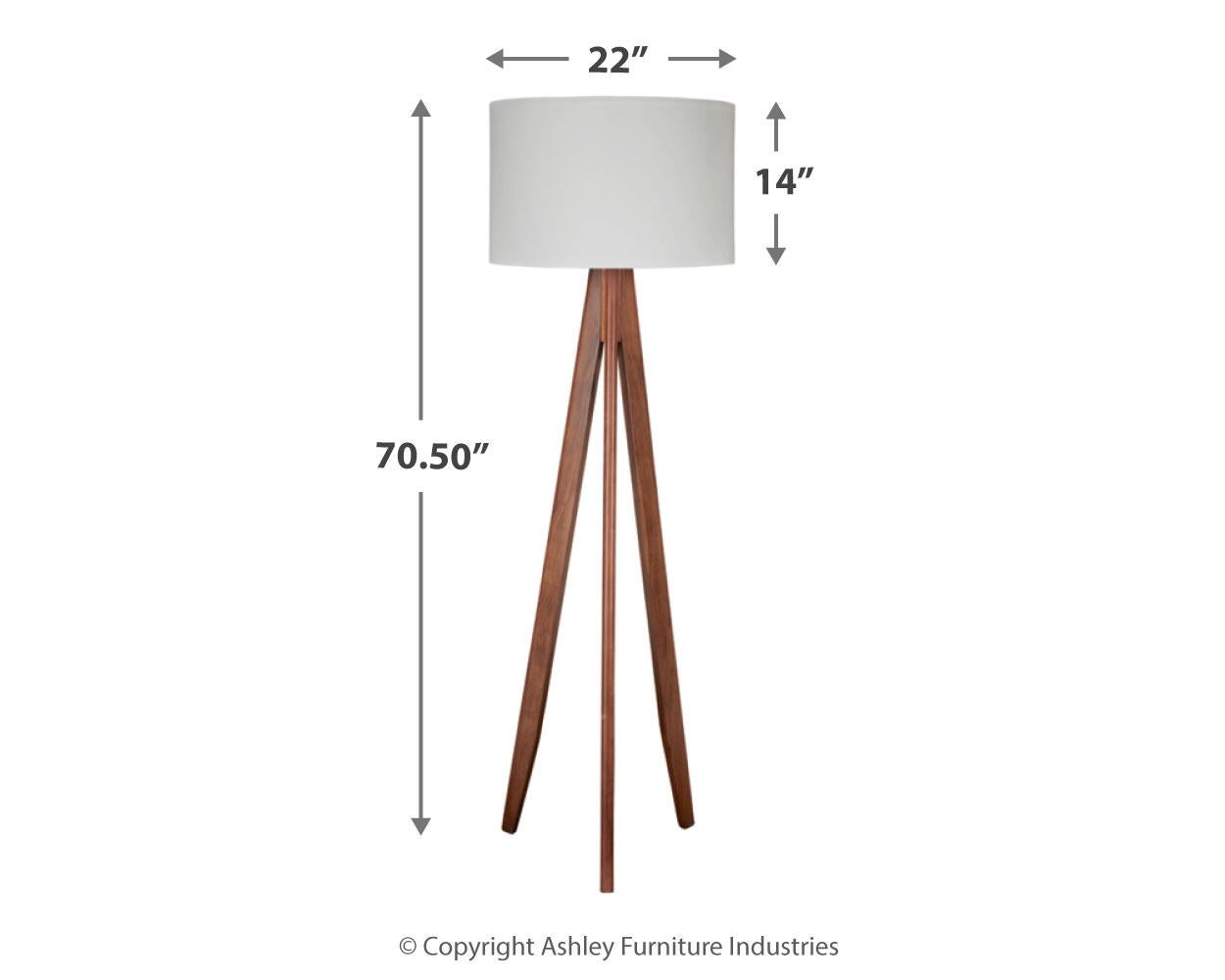 Lámpara de pie Dallson Wood (1/CN)