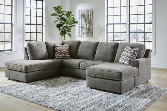 Sofá seccional de 2 piezas O'Phannon con chaise longue