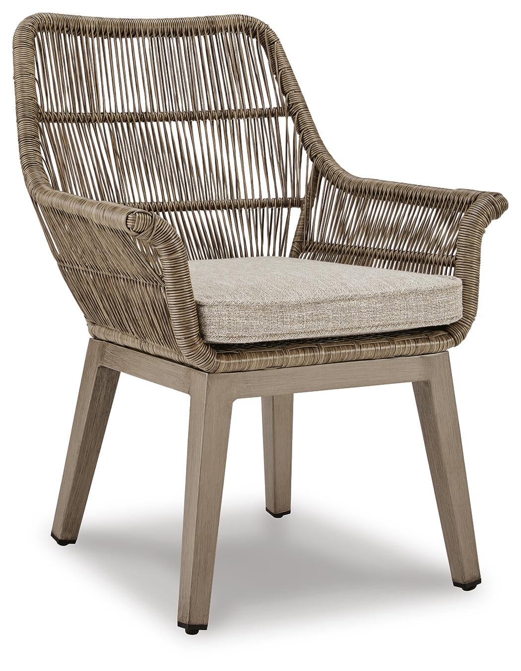Silla de playa con brazos y cojín (2/CN)