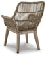 Silla de playa con brazos y cojín (2/CN)