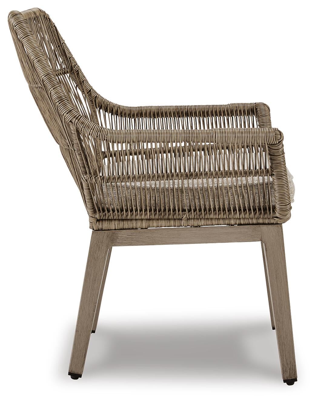 Silla de playa con brazos y cojín (2/CN)
