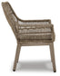 Silla de playa con brazos y cojín (2/CN)