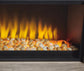 Soporte de TV Naydell de 92" con chimenea eléctrica