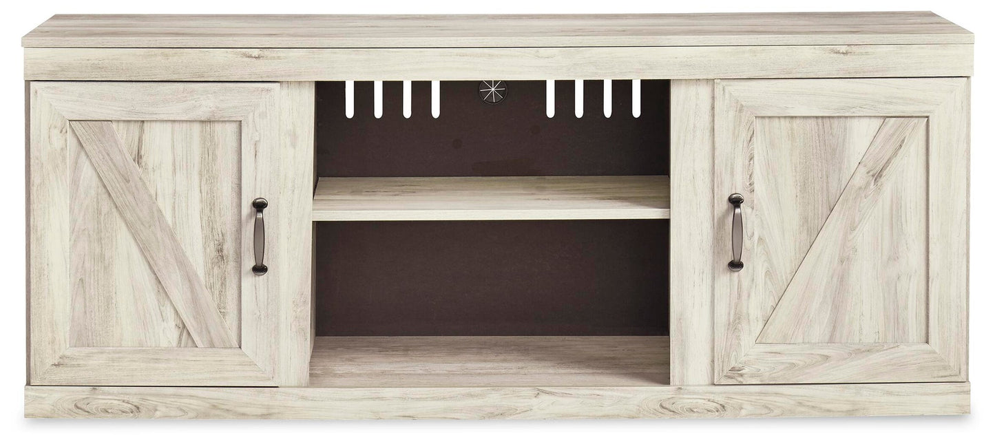 Soporte de TV Bellaby LG con opción de chimenea