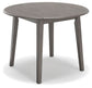 Mesa abatible redonda Shullden DRM
